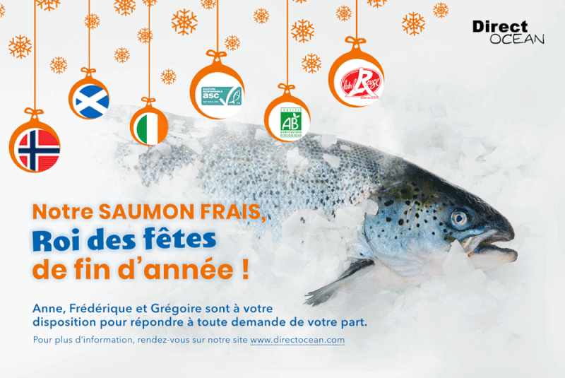 Notre Saumon Frais - Roi des fêtes